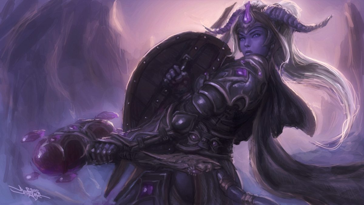 Paladin Horns World Of Warcraft Draenei Wallpapers Hd Desktop And