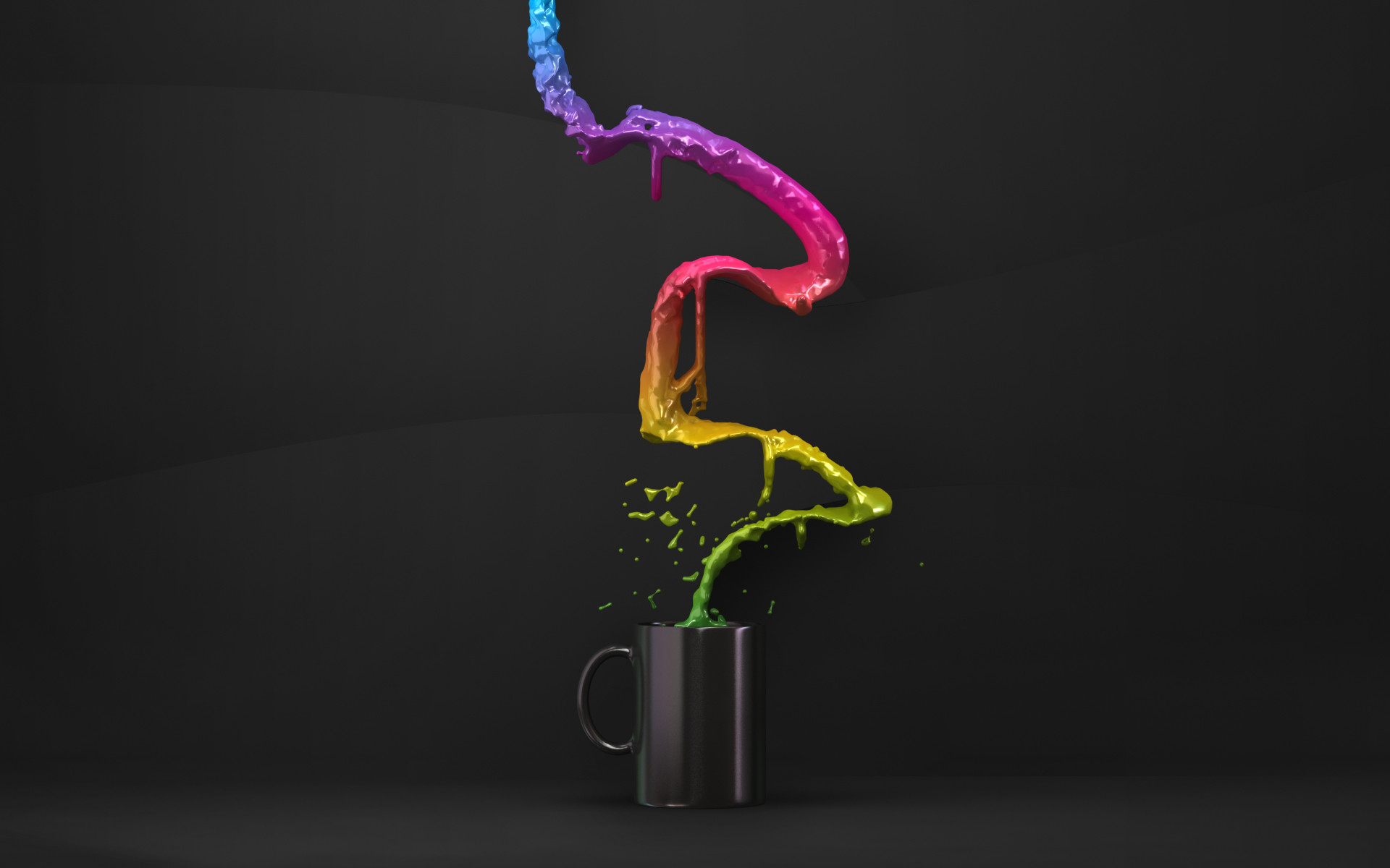 Flow Colour Hd Abstract Desktop Wallpaper