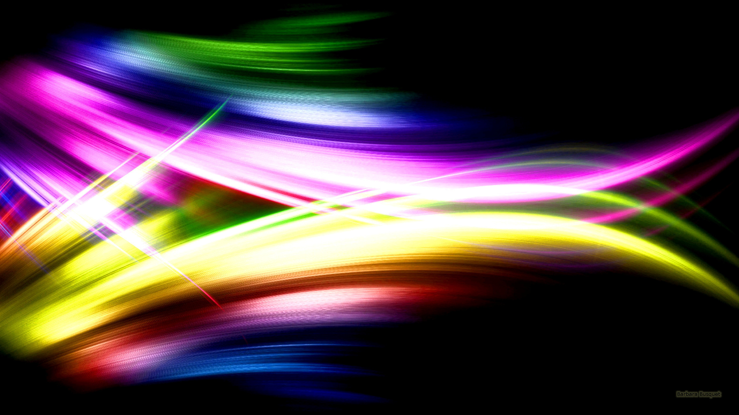 Dark abstract wallpaper with spectrum colors