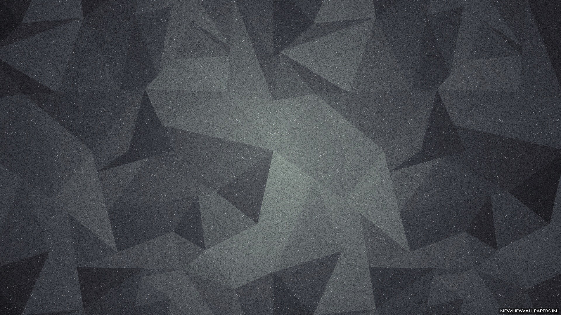 3D geometric abstract shapes dark background