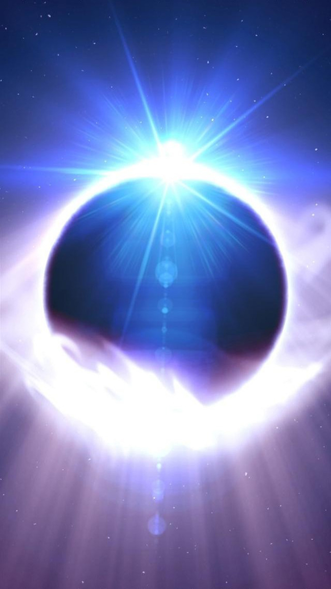 Space Solar Eclipse iPhone 6 wallpaper