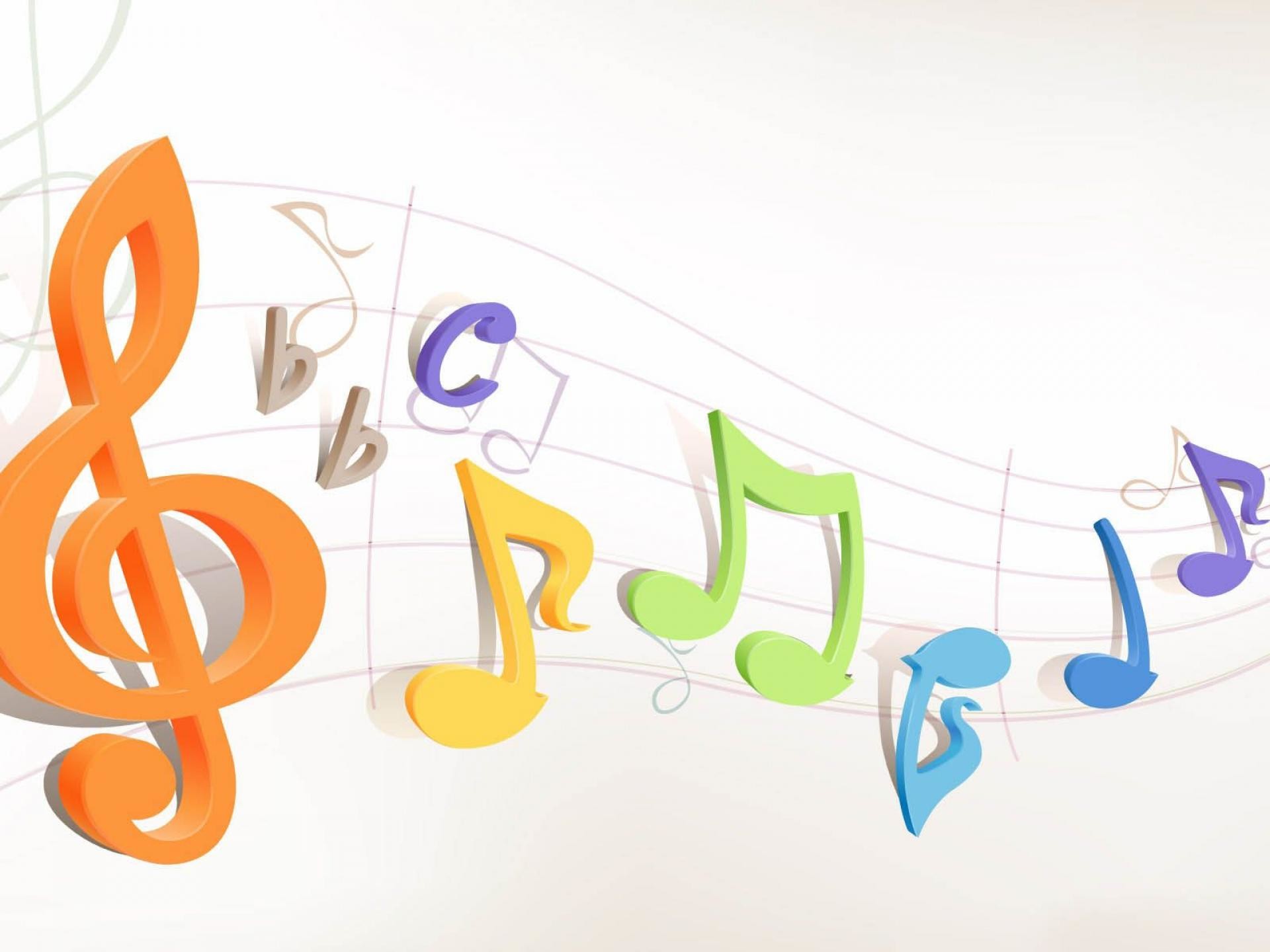 Music Note Abstract Wallpaper