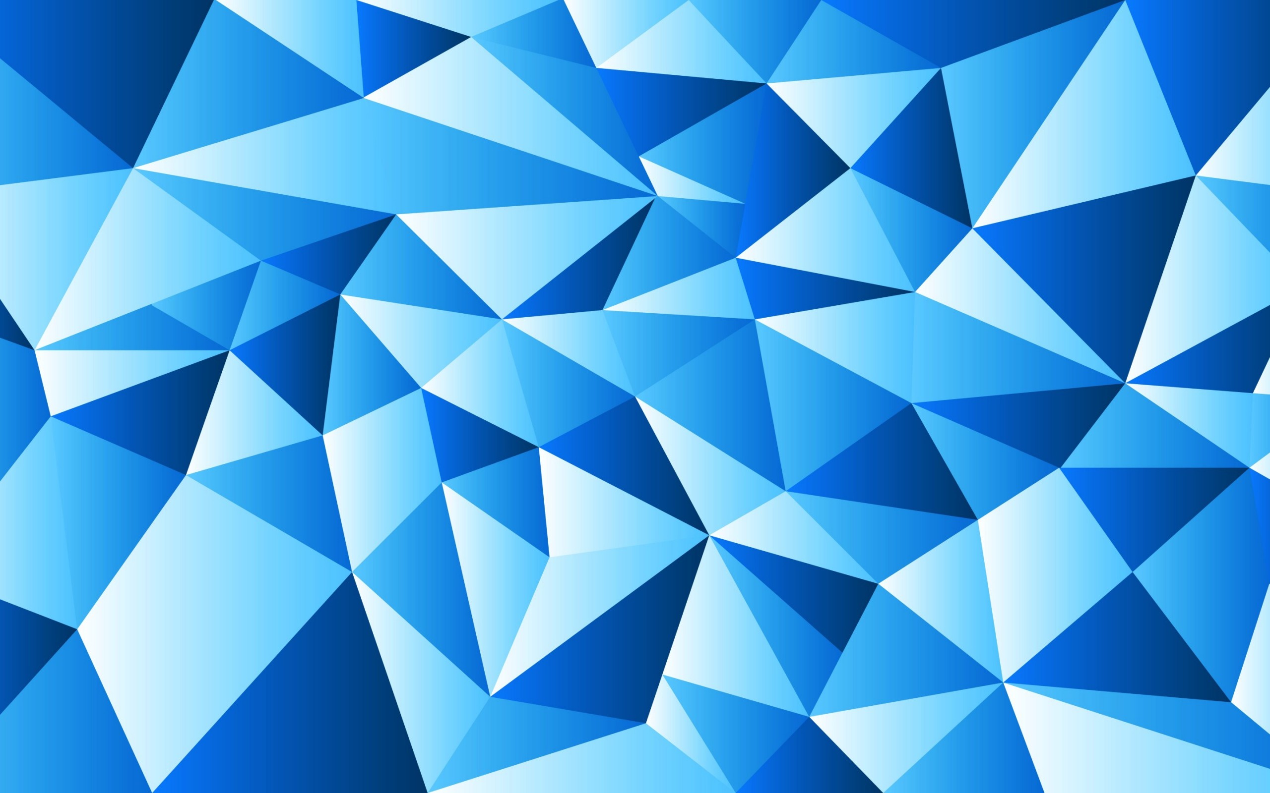 Wallpaper triangles, abstract, blue