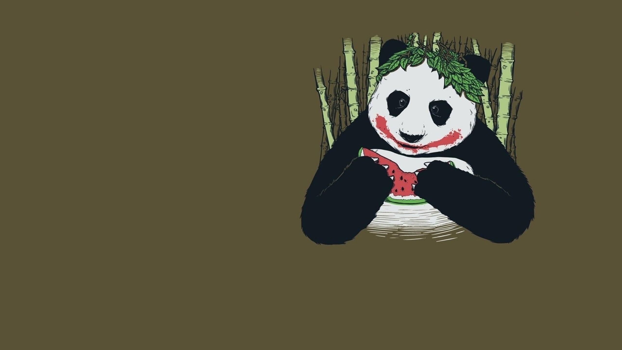 Wallpaper panda, joker, disguise