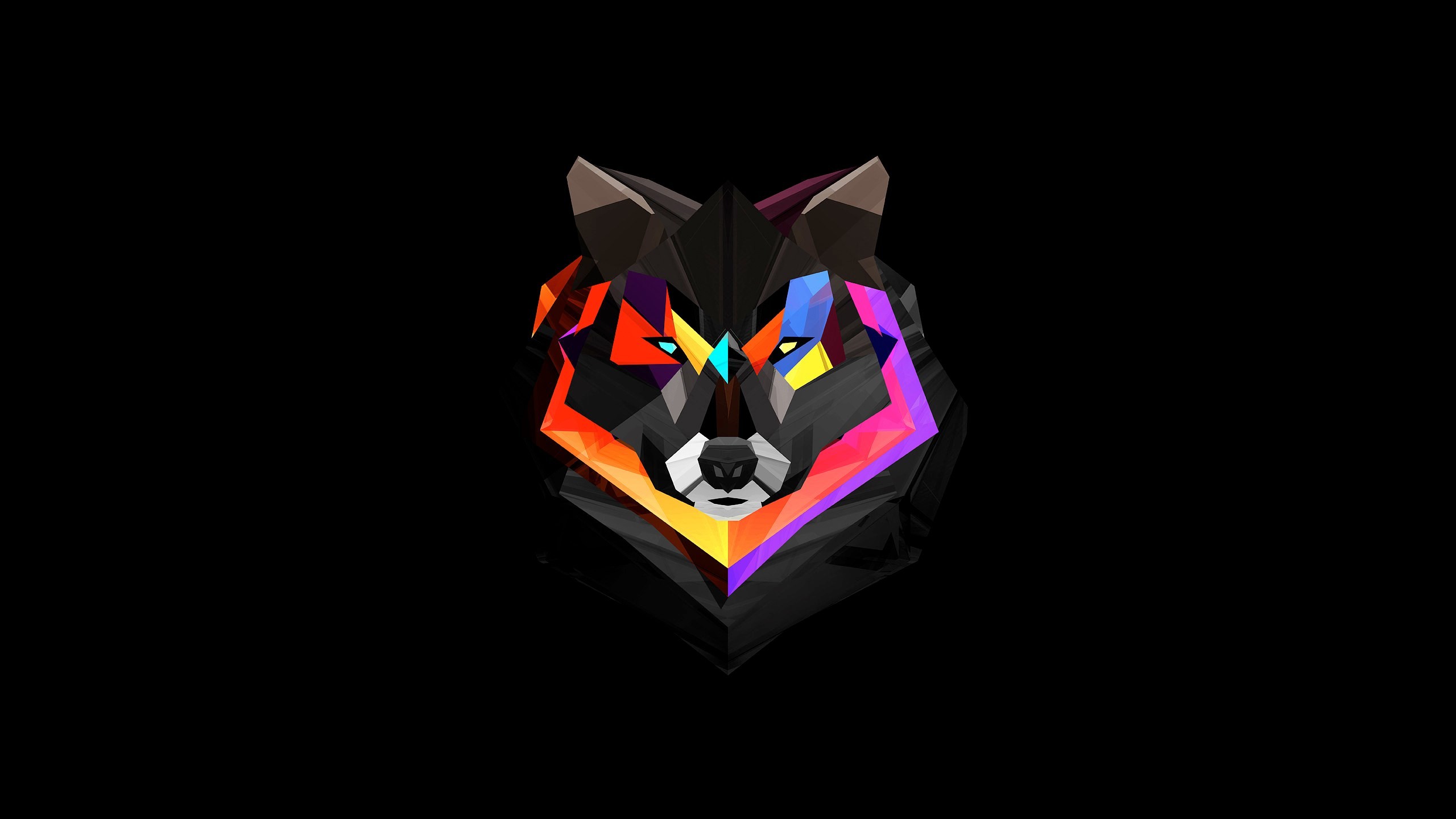 Geometric wolf wallpapers