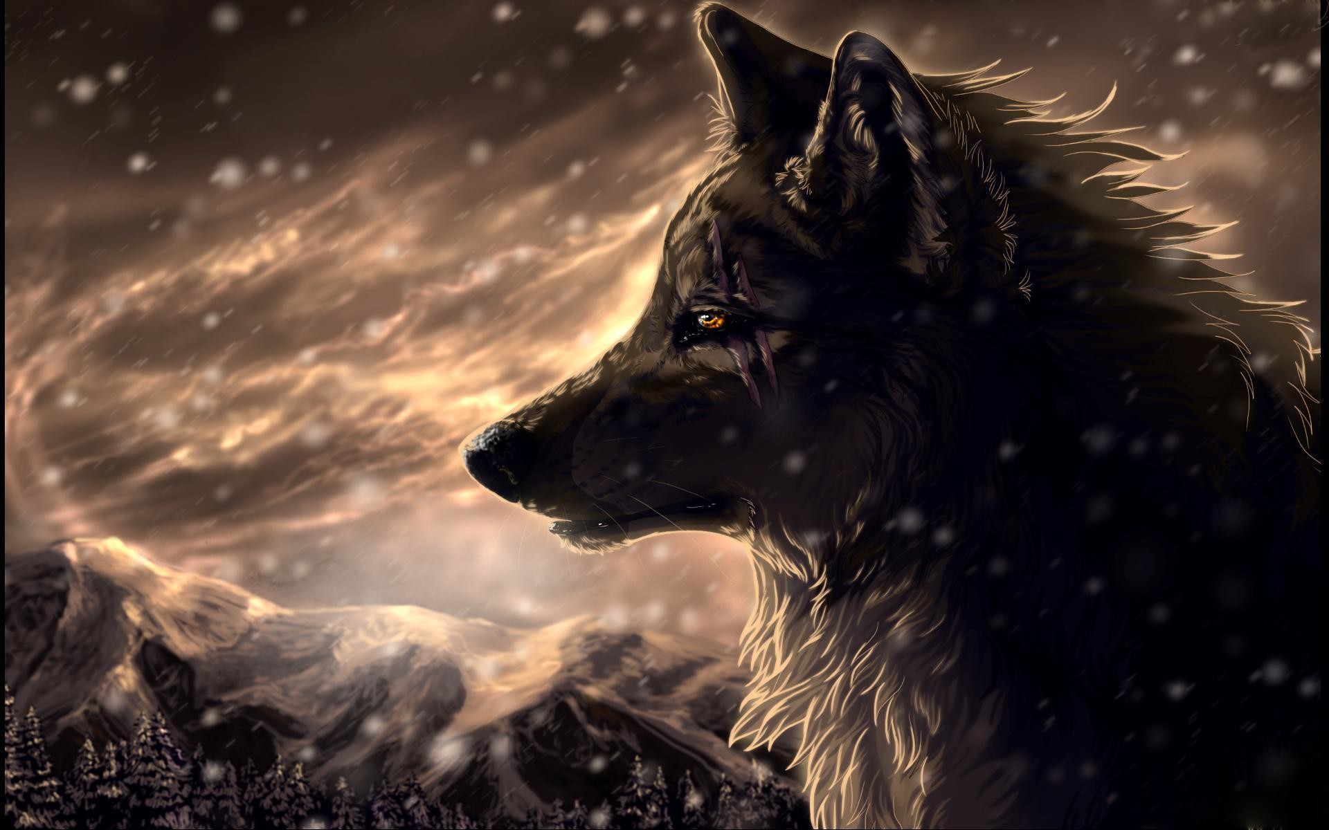 Awesome animated wolf HD wallpapers  Pxfuel