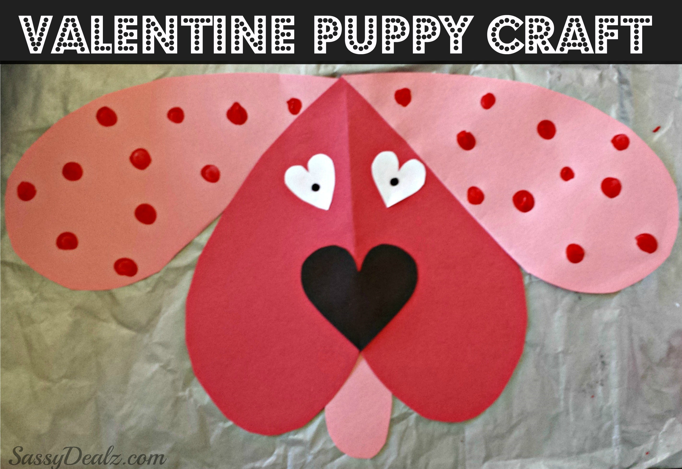 Attractive Crafts For Kids For Valentines Day Part – 13 Valentine Dog Craft
