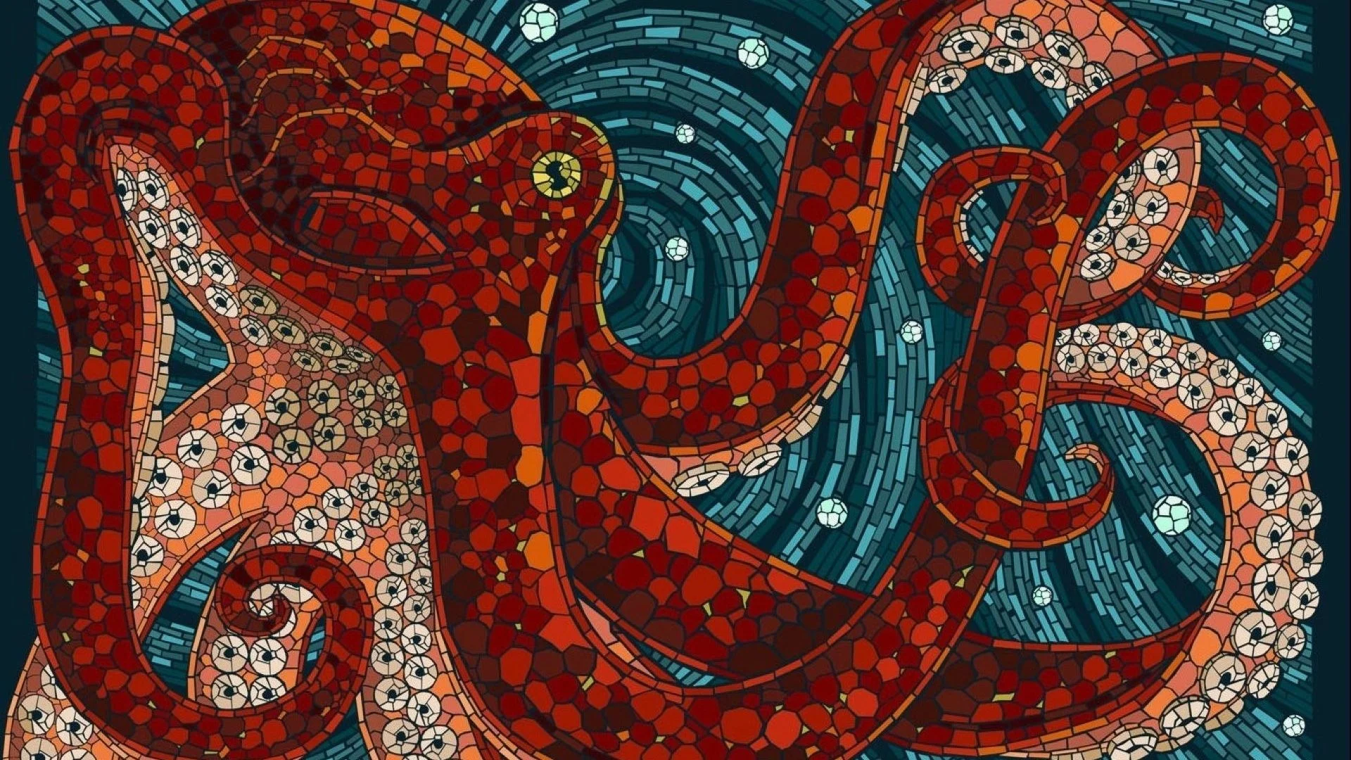 Download Sealife Octopus Ocean Sea Underwater Art Artwork Koi Fish Live  Wallpaper Free Download For Nokia