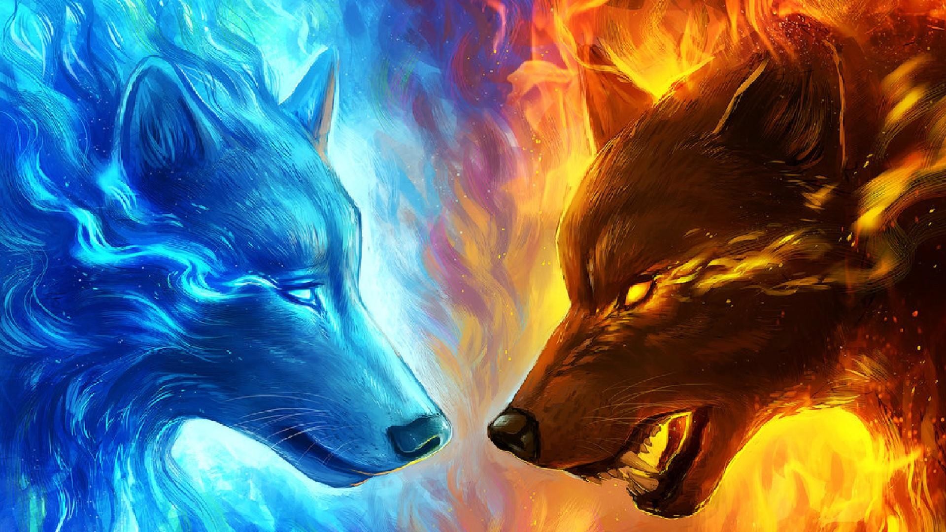 Fantasy – Wolf Wallpaper