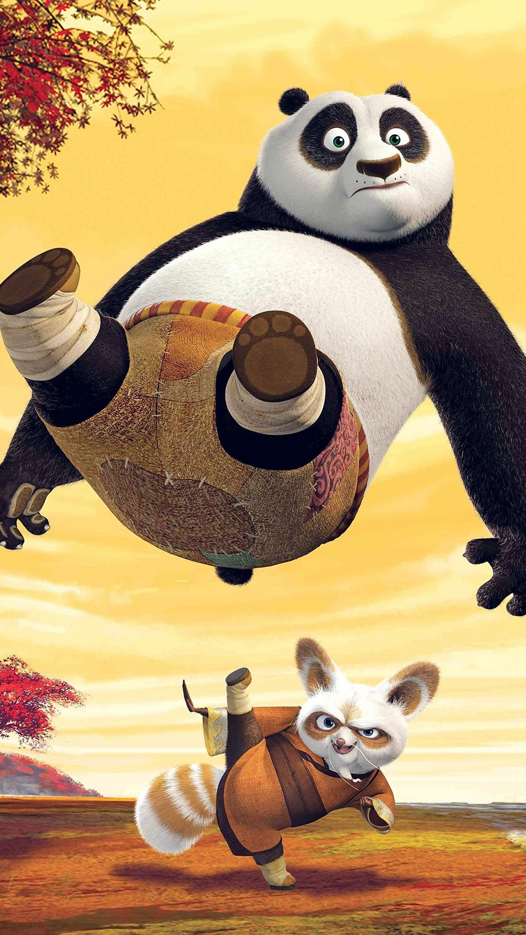 Kungfu Panda Dreamworks Art Kick Cute Anime #iPhone #6 #plus #wallpaper