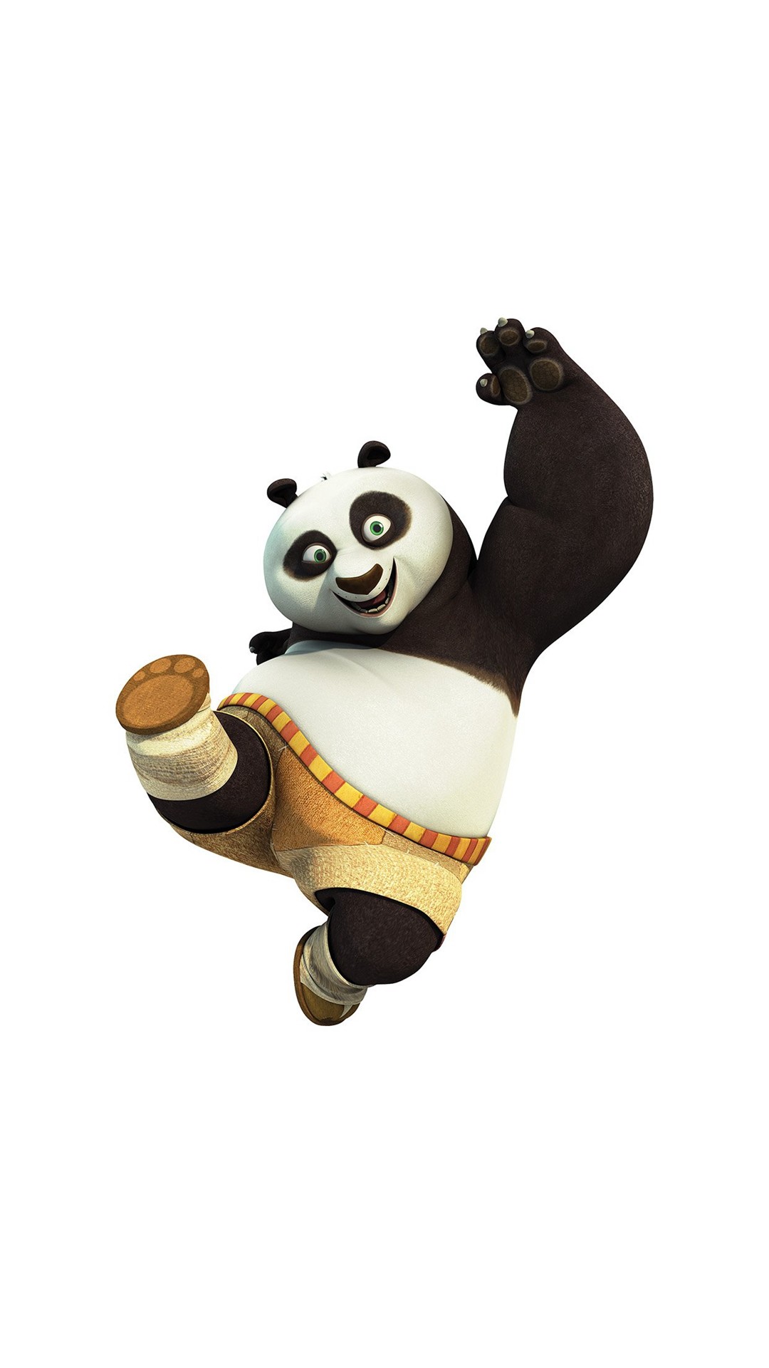 Kungfu Panda Animal Dreamworks Kick Cute Anime #iPhone #plus #wallpaper