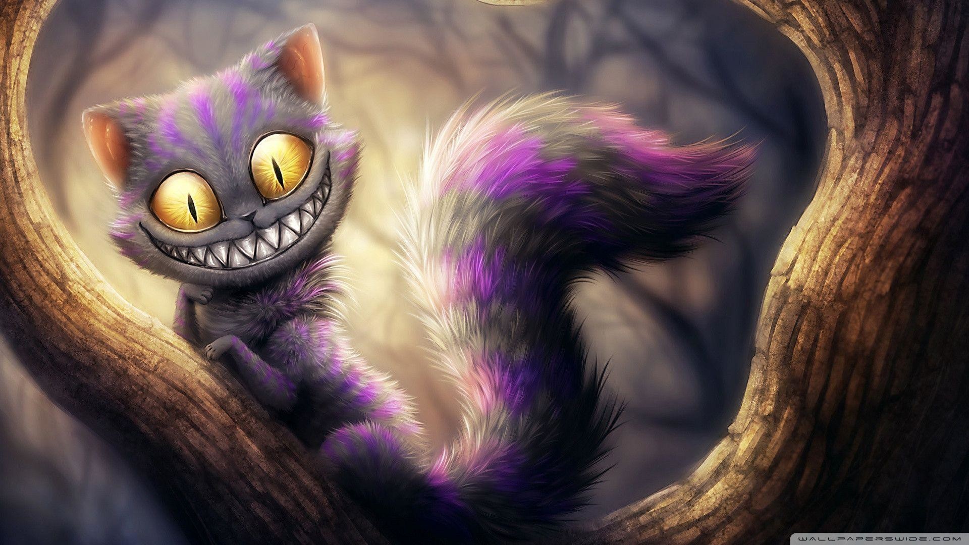 Download Cheshire Cat Wallpaper | Wallpoper #