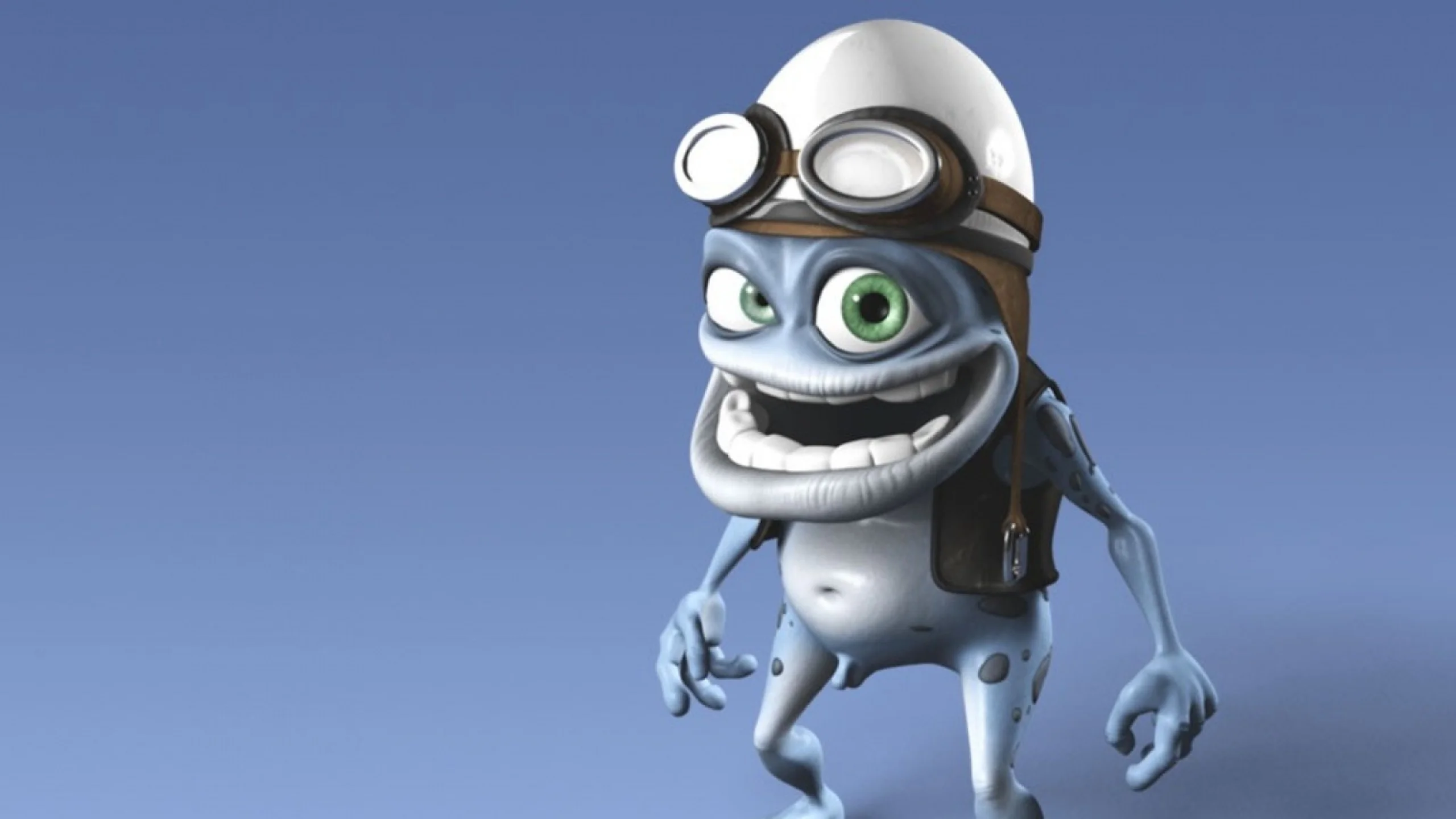 Wallpaper crazy frog, image, cap, smile, eyes