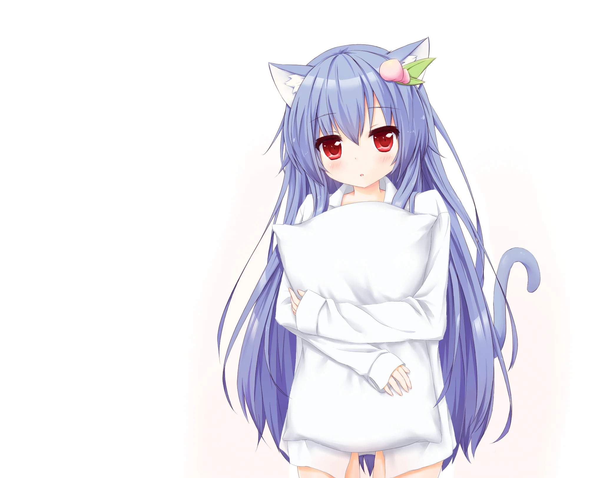 Gallery of Anime Girl With Blue Hair And Cat Ears