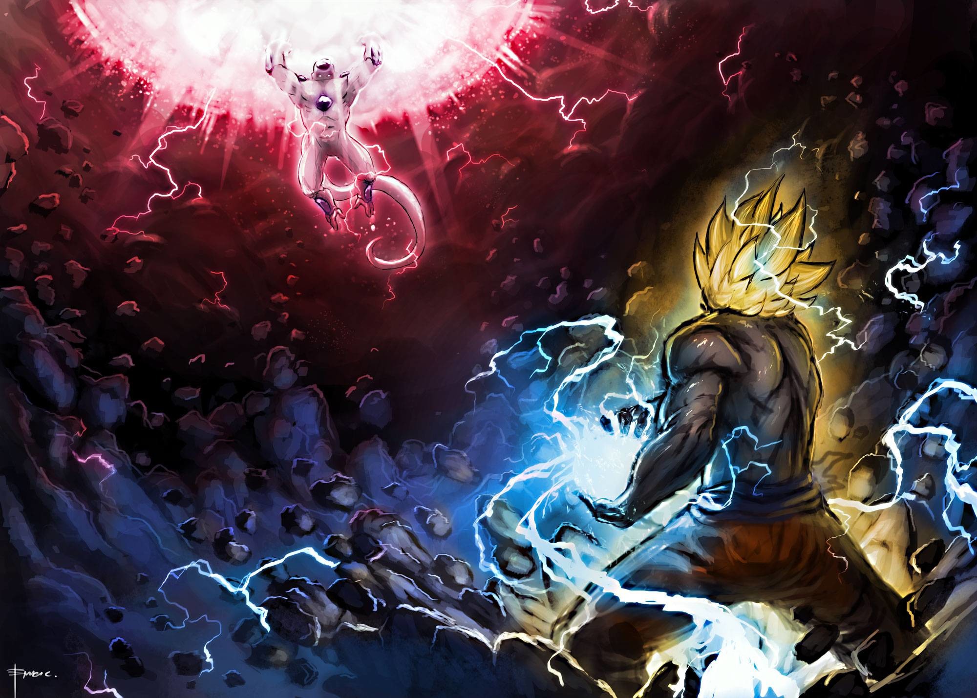 Goku vs Frieza – DragonBall z Wallpaper