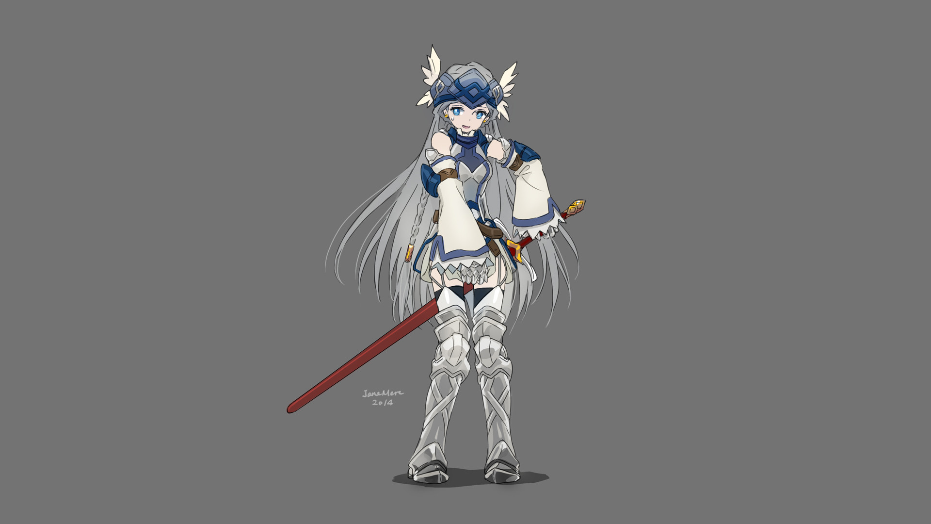 Lennessia armor sword log horizon anime girl