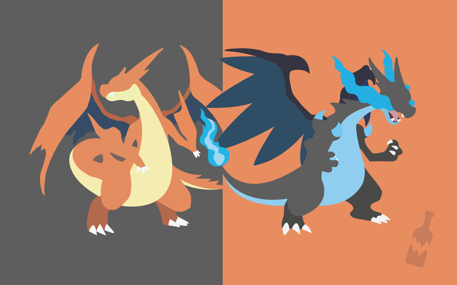 … Pokemon – Mega Charizard (X and Y) by TheBrokenBottle