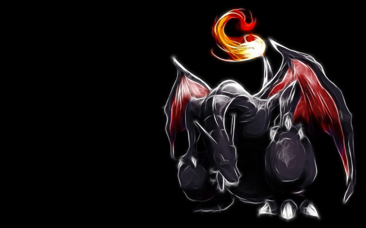 This Would Be A Very Sick Wallpaper Mega Charizard X By