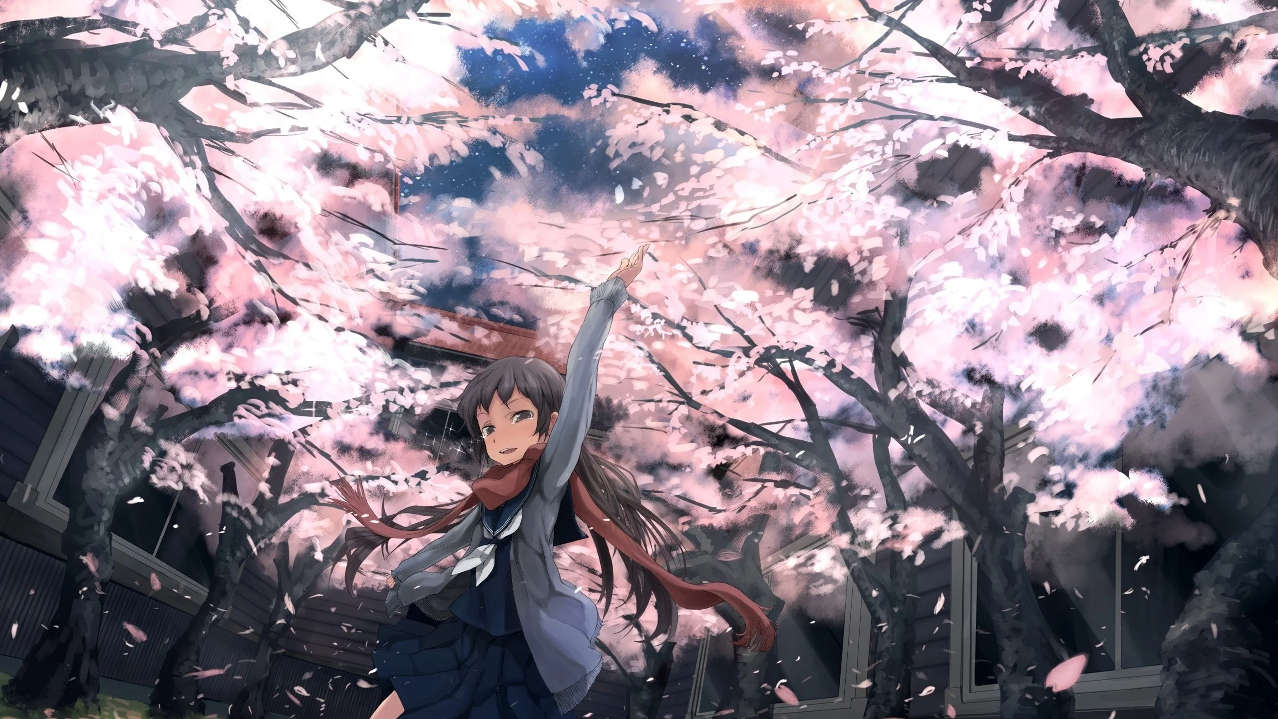 Anime Spring BlossomHd WallpaperAnime