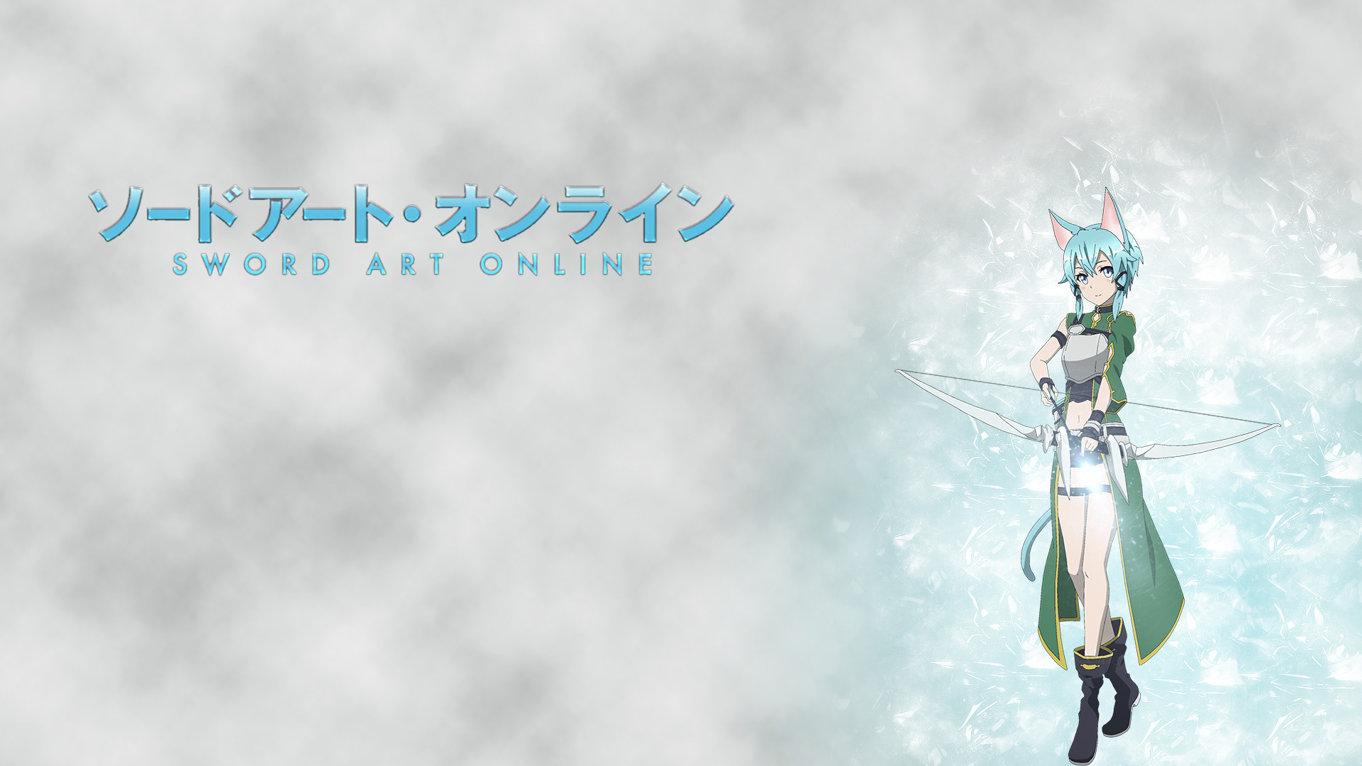 Wallpaper I made with Sinon from Sword Art Online 2
