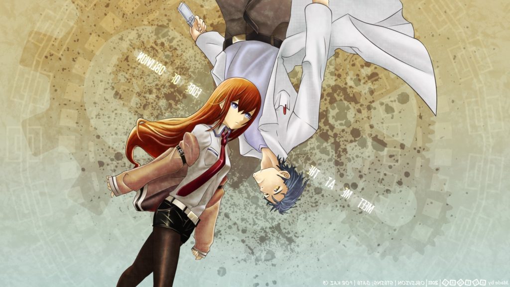 Anime Anime Girls Steins Gate Makise Kurisu Okabe Rintarou Wallpapers Hd Desktop And Mobile Backgrounds