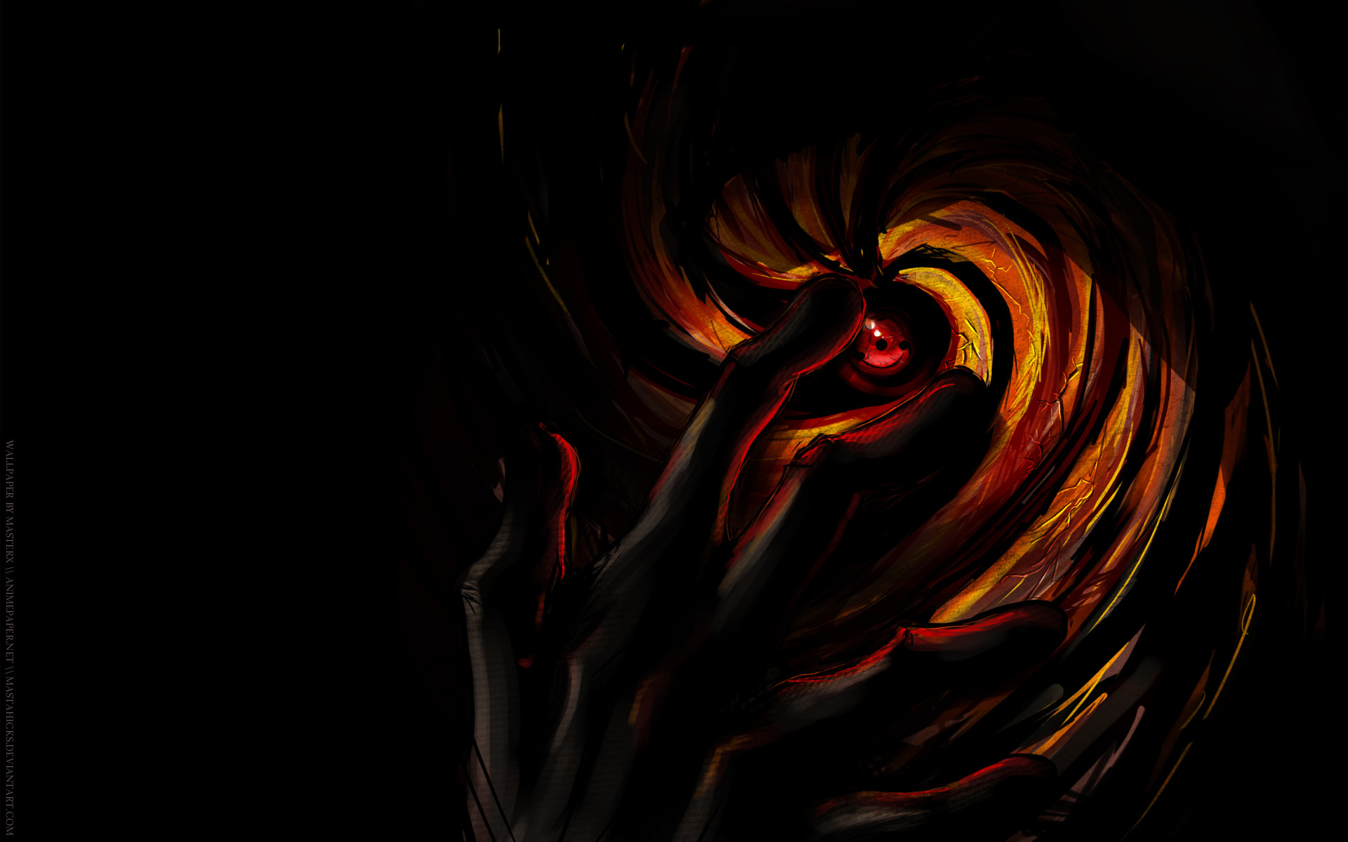 Naruto  Dark Ninetail beast 4K wallpaper download