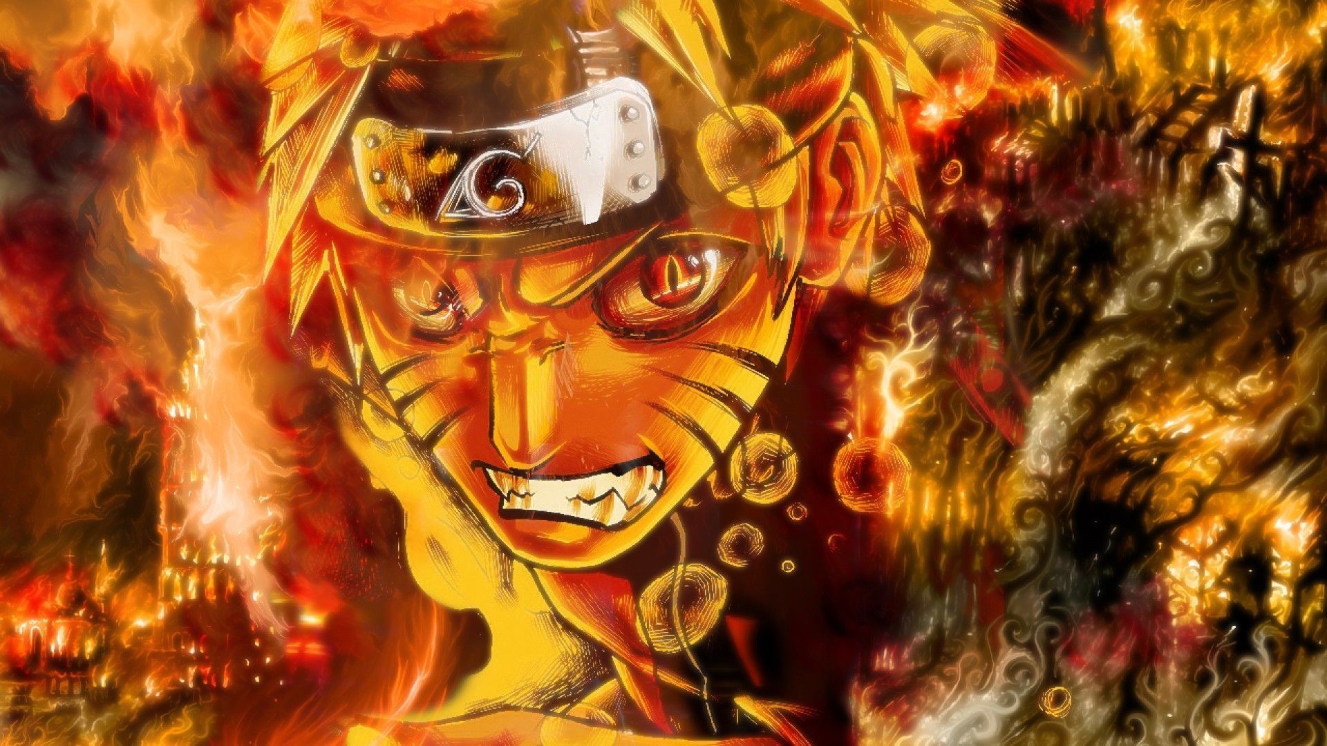 Download Wallpaper x Naruto Naruto shippuden Bijuu mode