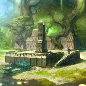 Anime Forest Background
