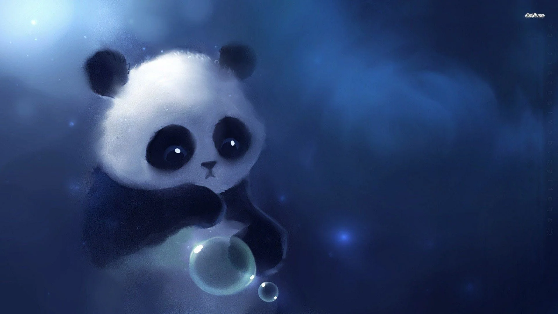 Wallpapers For > Cute Cartoon Panda Wallpaper