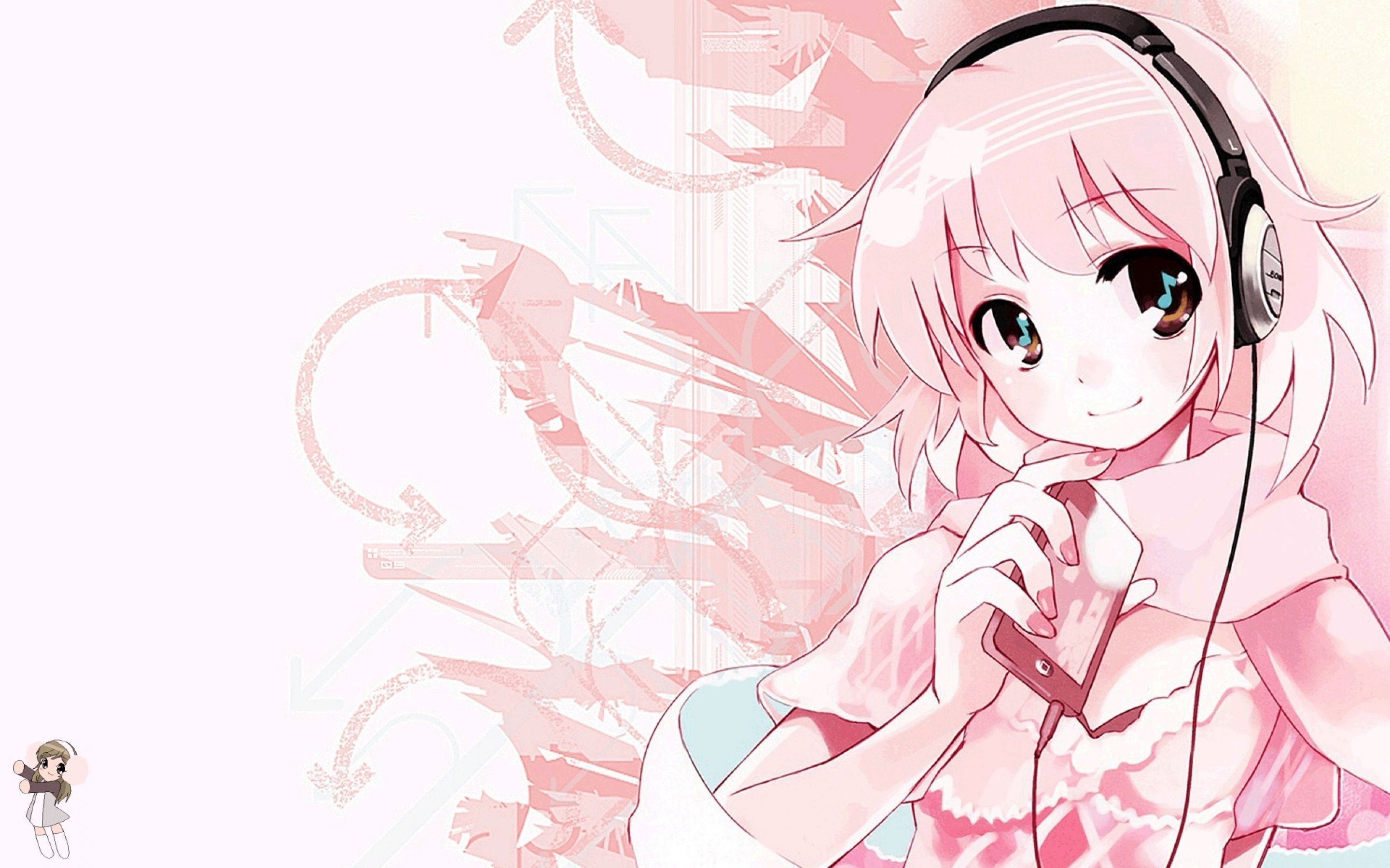 Anime Girl Listening Music Wallpaper | HD Wallpapers Pop