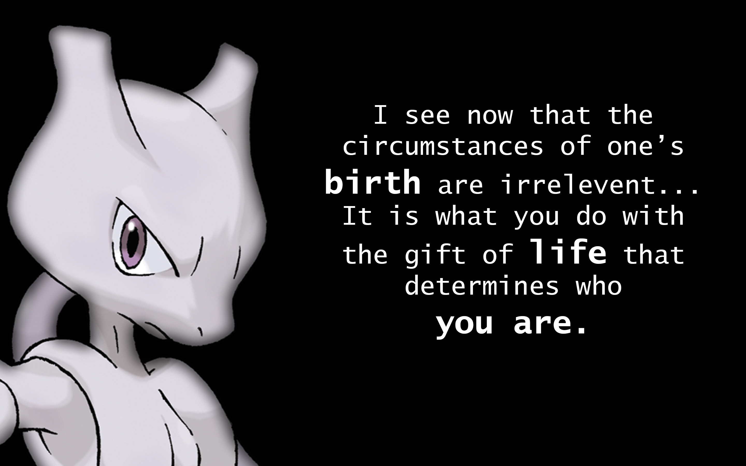 Mewtwo Quote Wallpaper (2880×1800) [x-post from r/pokemon] …