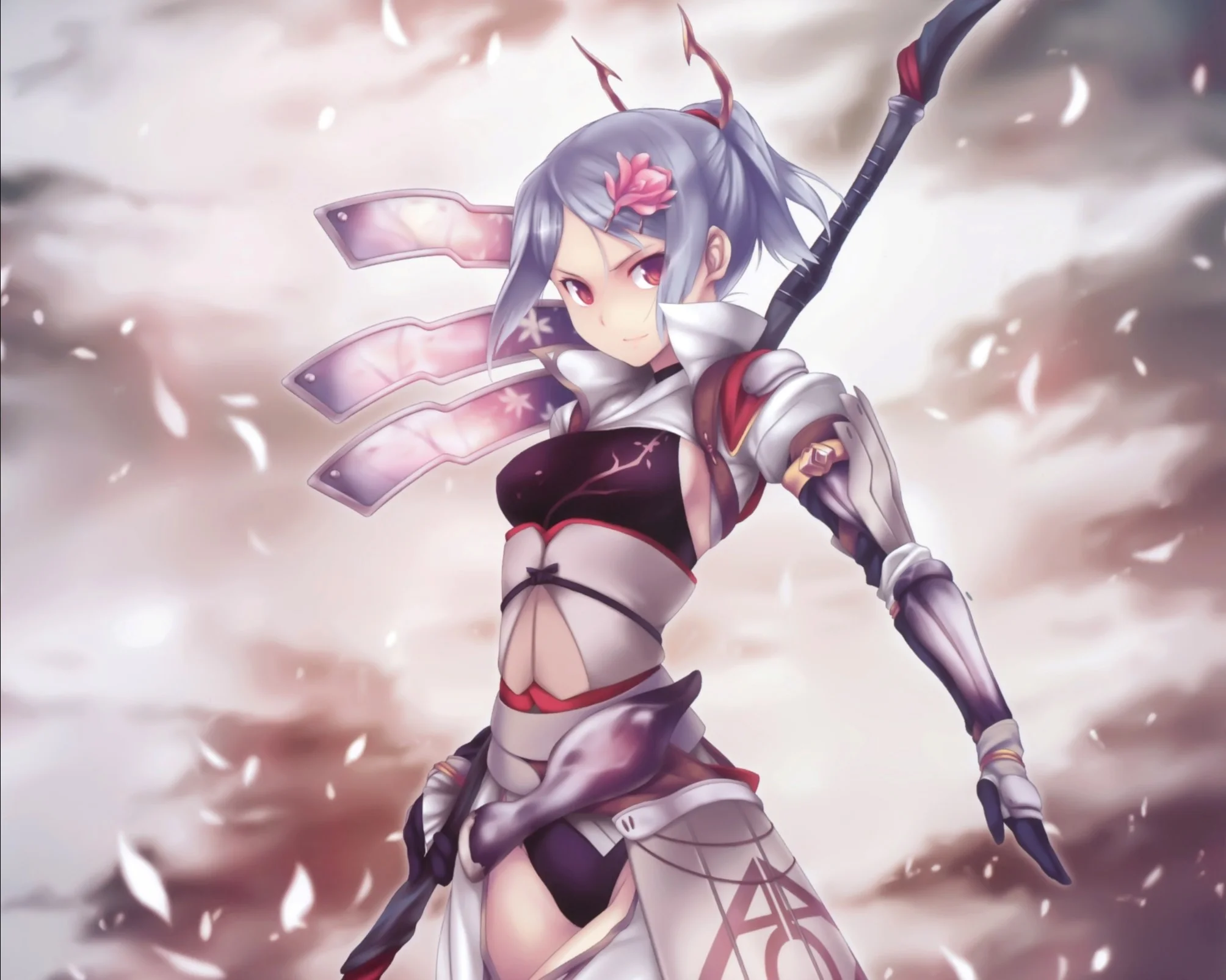 8589130405404 anime girl warrior wallpaper hd