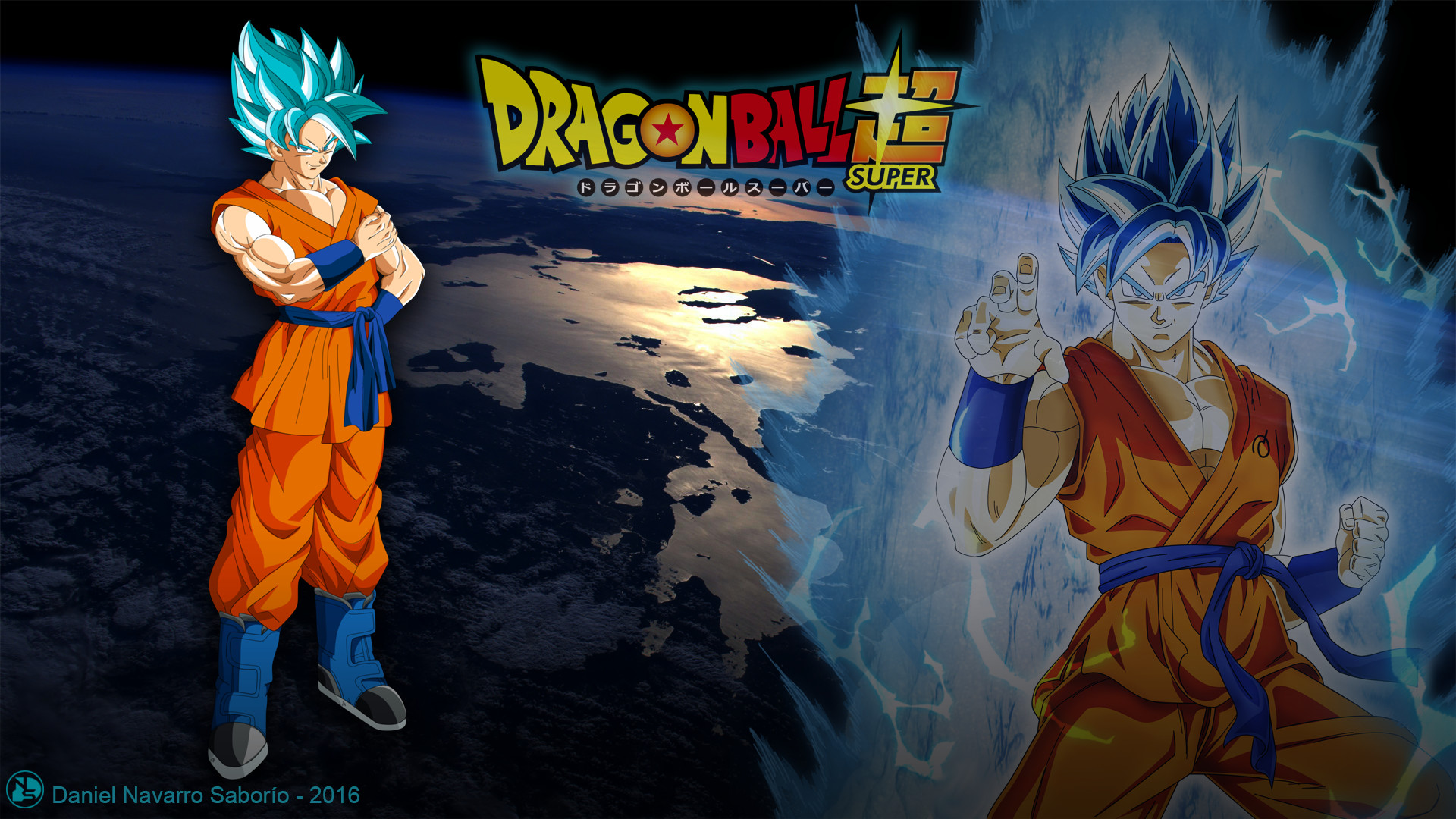 Goku Super Saiyan Dios Azul – Wallpaper by DanielNS116