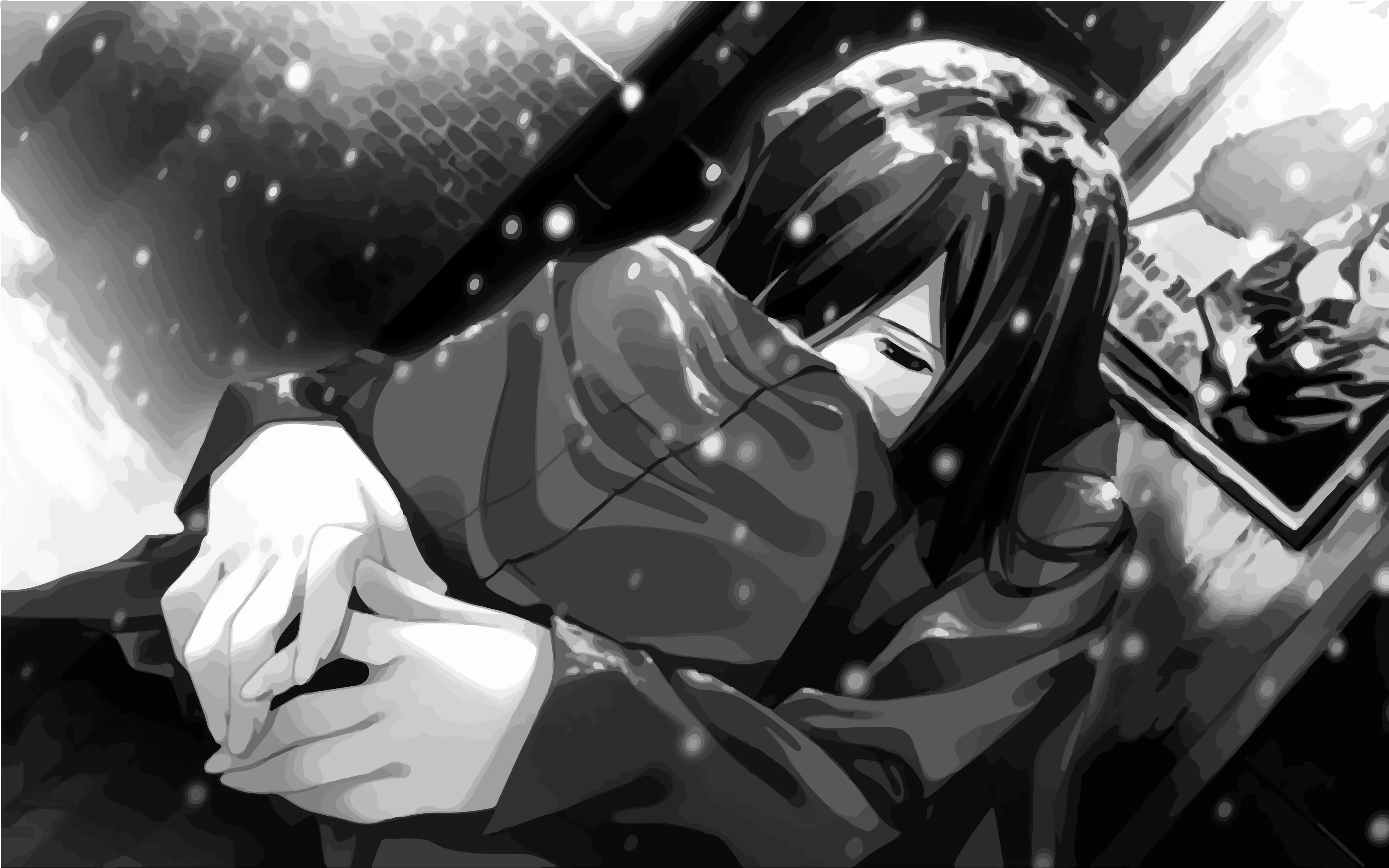 Sad Anime Girl Crying Pictures -Depressed Anime Girl Drawing Wallpapers
