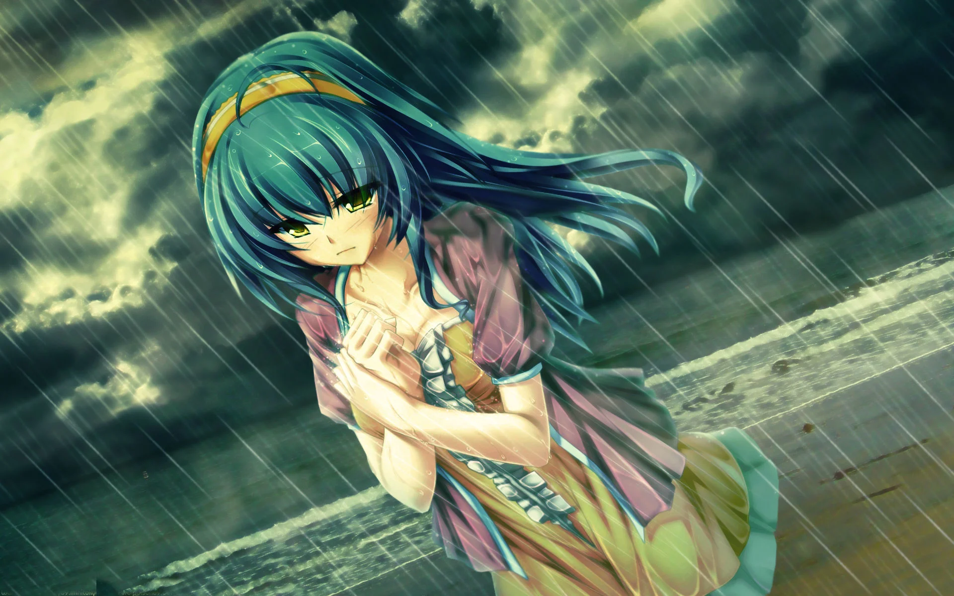 Download Sad Aesthetic Anime Girl Crying Vines Wallpaper  Wallpaperscom