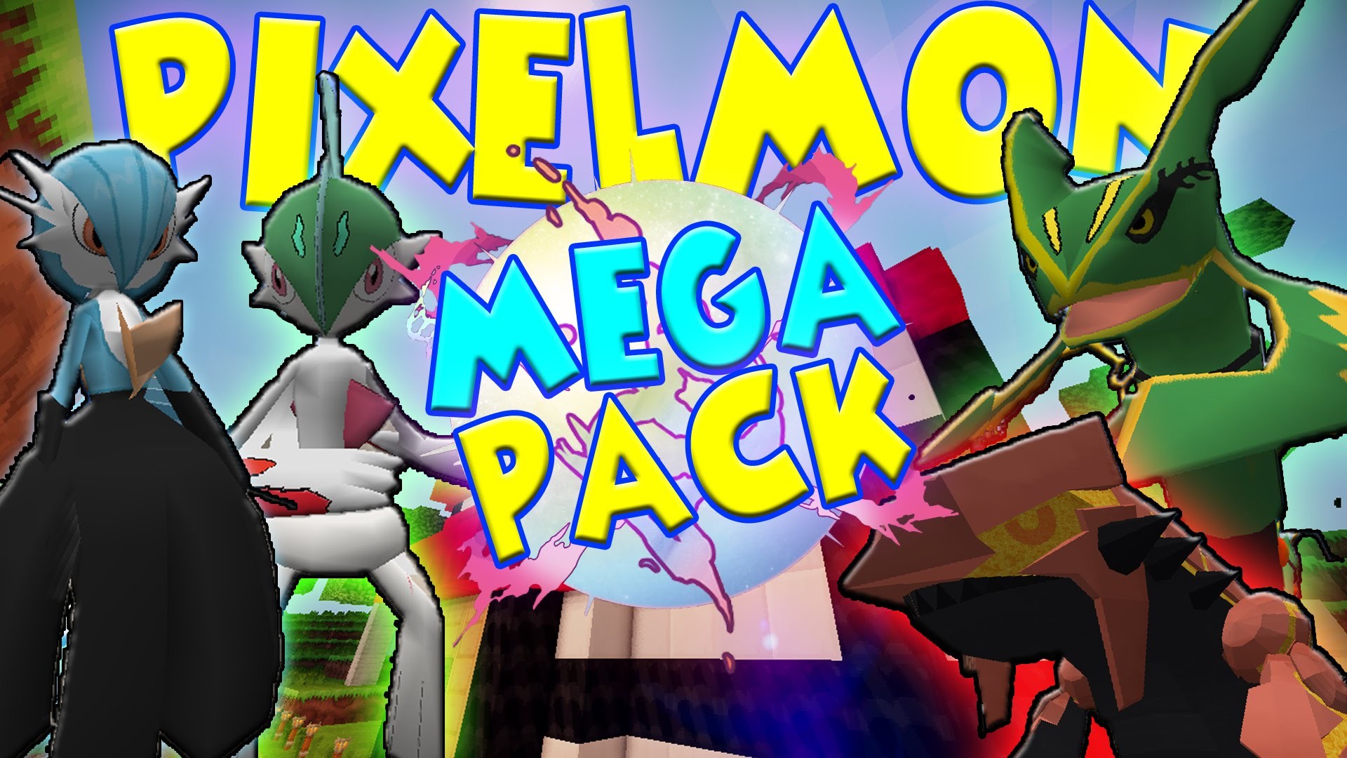 MEGA RAYQUAZA PRIMAL GROUDON AND MORE! Pixelmon 4.1.0 MEGA PACK Showcase! –  YouTube