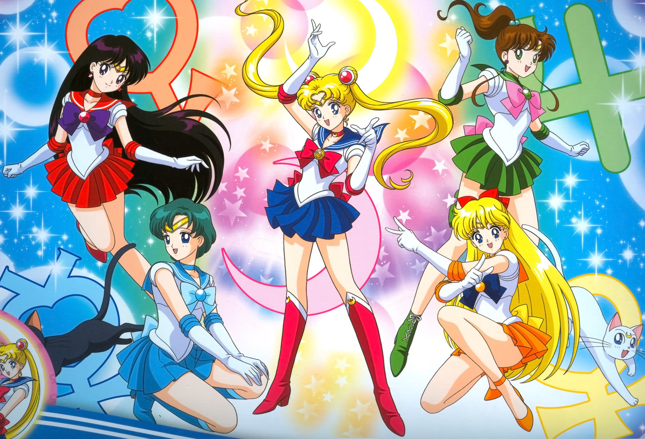 Sailor Moon Sailor Moon cartoon murals posters the scrolls hanging canvas painting – Taobao