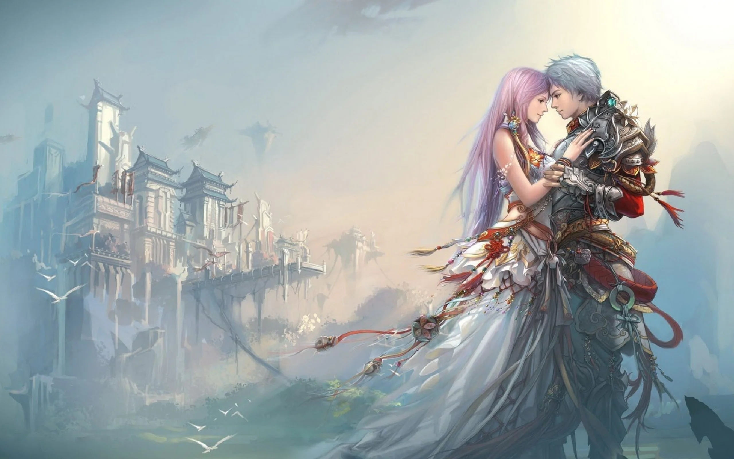 Wallpaper.wiki Free Download Cute Anime Couple Background PIC WPE0010865