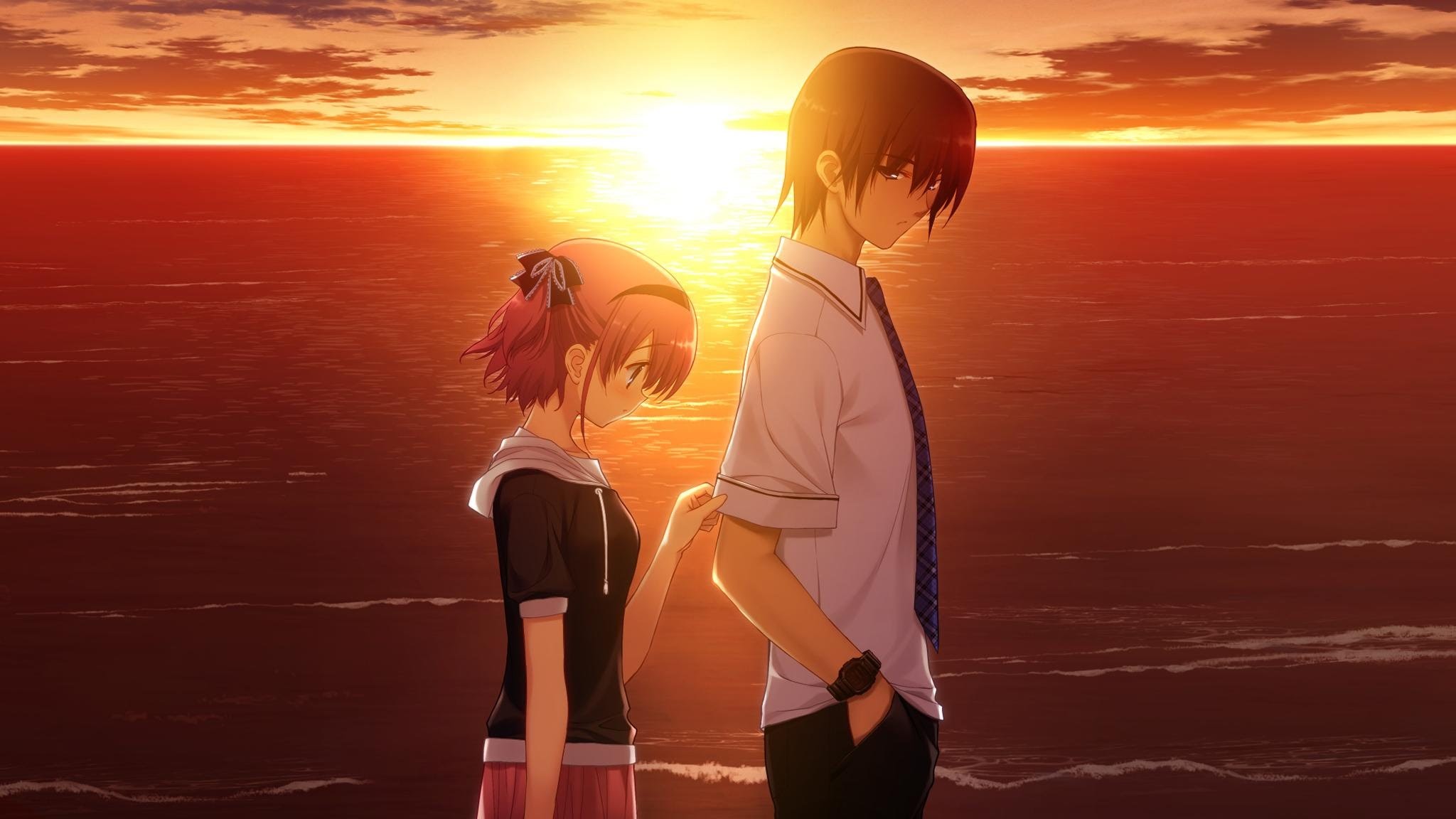 Sad Anime Couple
