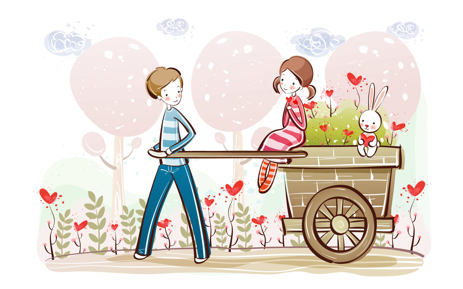 3d Love Couple Cartoon Wallpapers Download – 3d wallpaper