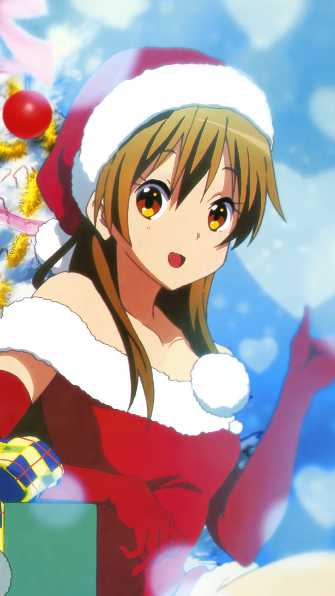 Christmas anime.Samsung Galaxy Note 3 wallpaper.1080×1920