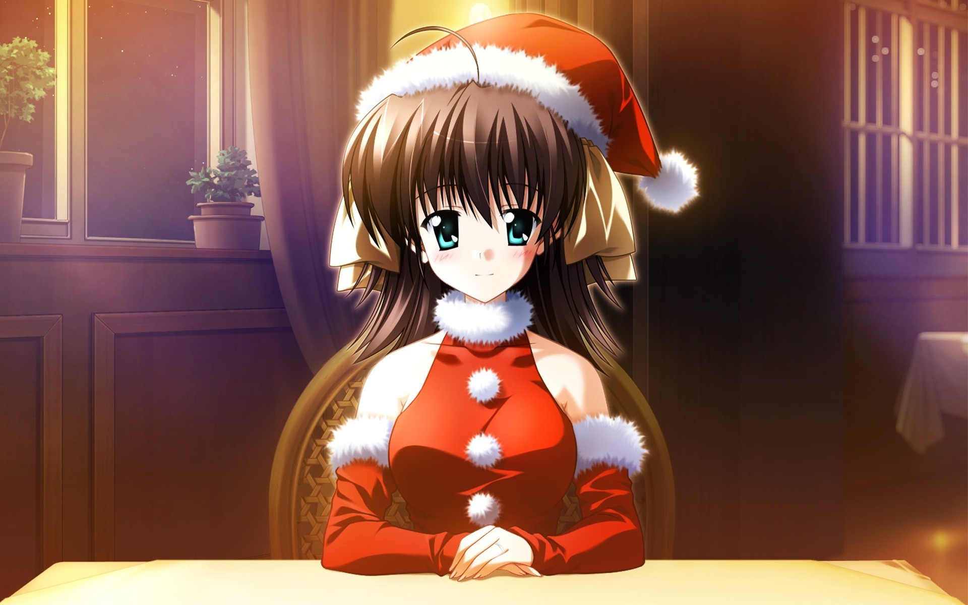 Cute Anime Christmas Girl Wallpapers  Top Free Cute Anime Christmas Girl  Backgrounds  WallpaperAccess