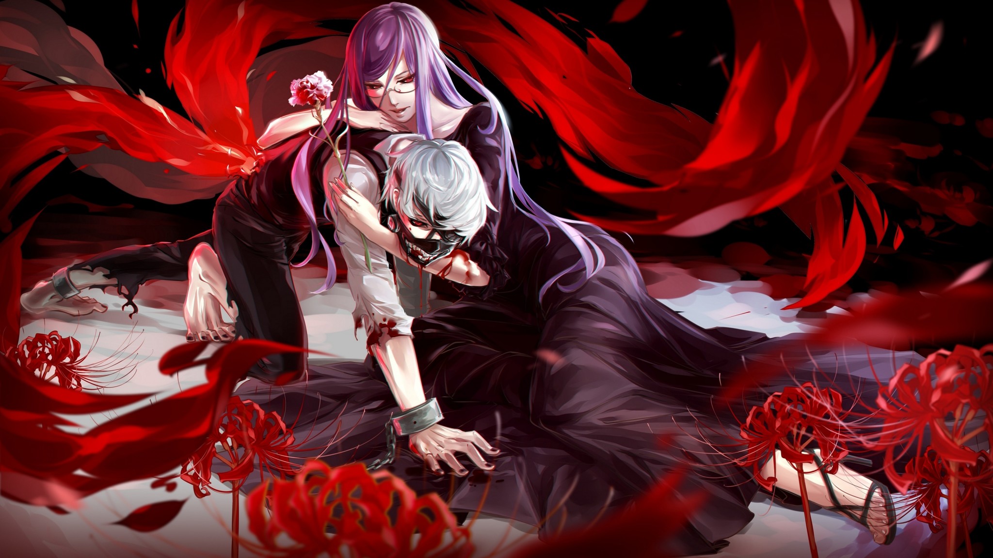 Download Tokyo Ghoul Amazing Anime Christmas Wallpaper In Many Resolutions