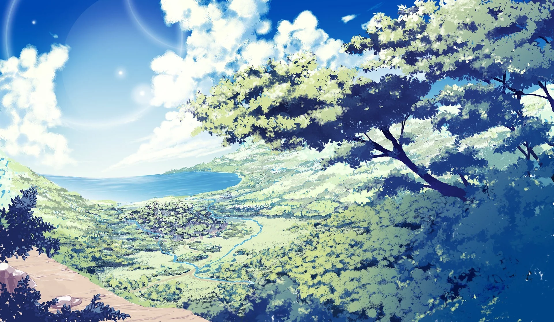 Hình nền anime thiên nhiên: Hình nền anime thiên nhiên làm cho màn hình máy tính của bạn trở nên sống động và thú vị hơn bao giờ hết. Bạn sẽ có cơ hội thưởng thức các cảnh quan ngoạn mục của một thế giới anime đầy màu sắc và linh hoạt. Bất kỳ ai yêu thích thiên nhiên anime đều sẽ đắm mình trong những hình nền này!