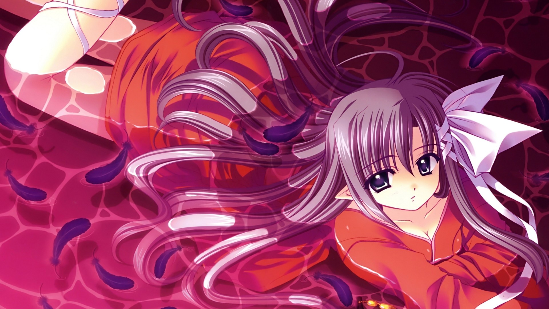 Download Girl Water Sword Look Flower Best Anime Halloween Wallpaper In  Many Resolutions