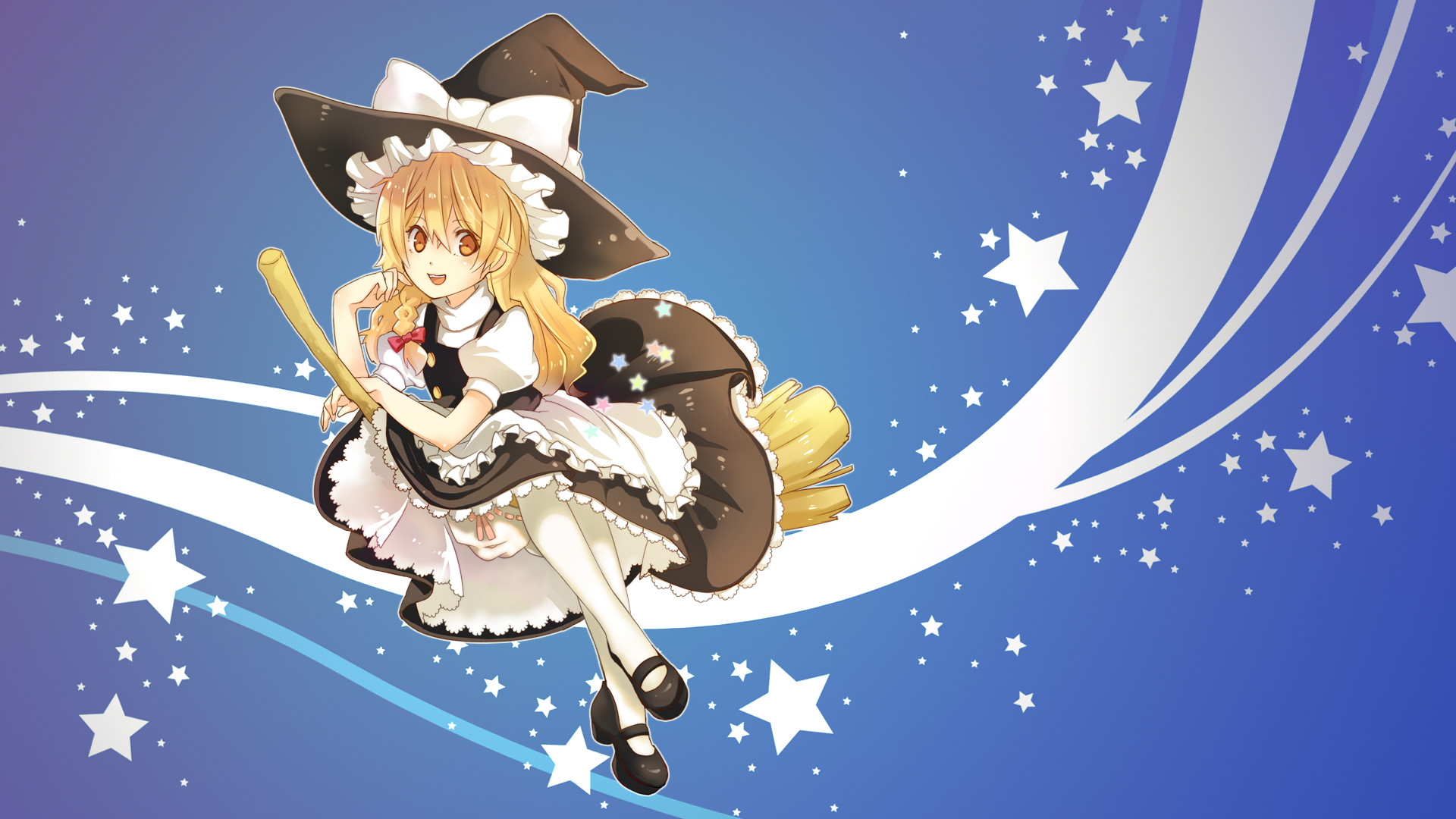 Anime – Touhou Witch Marisa Kirisame Wallpaper