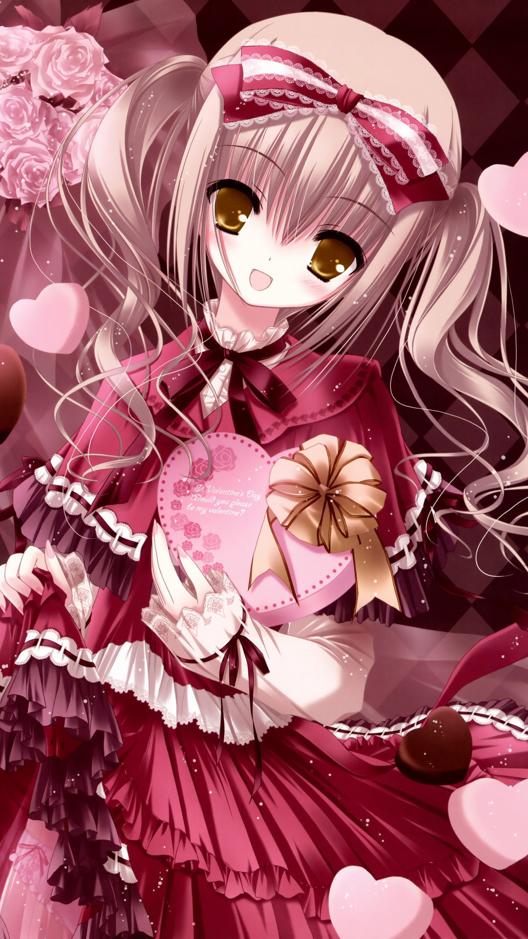 Ảnh Background anime Valentine tuyệt đẹp và lãng mạn