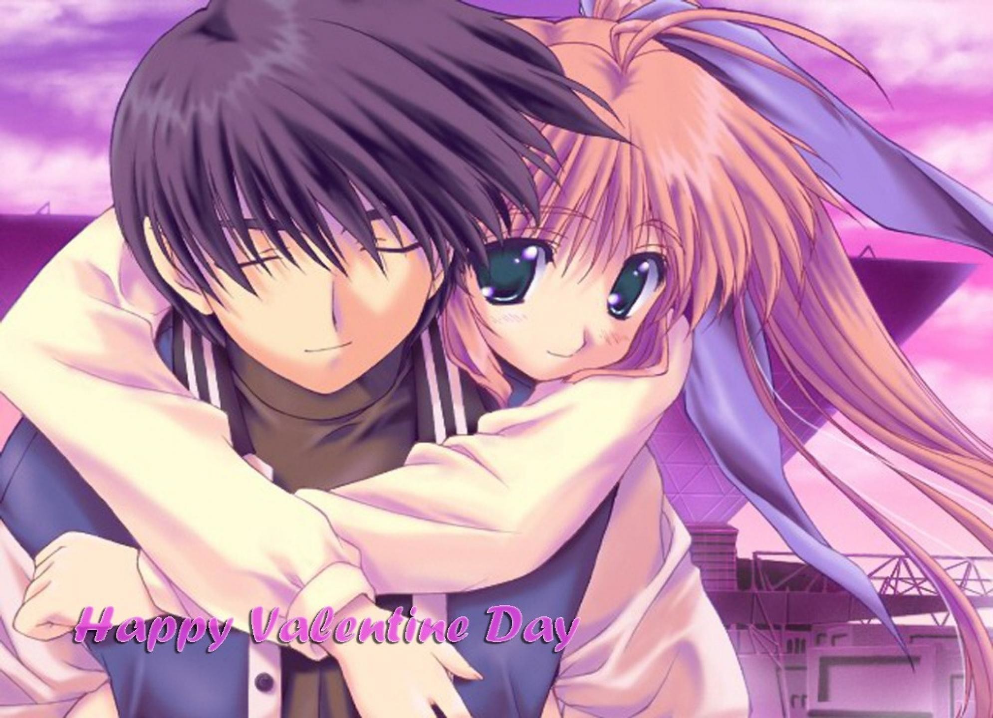 Anime Love Valentines Day HD Wallpaper Wallpaper SpotIMG