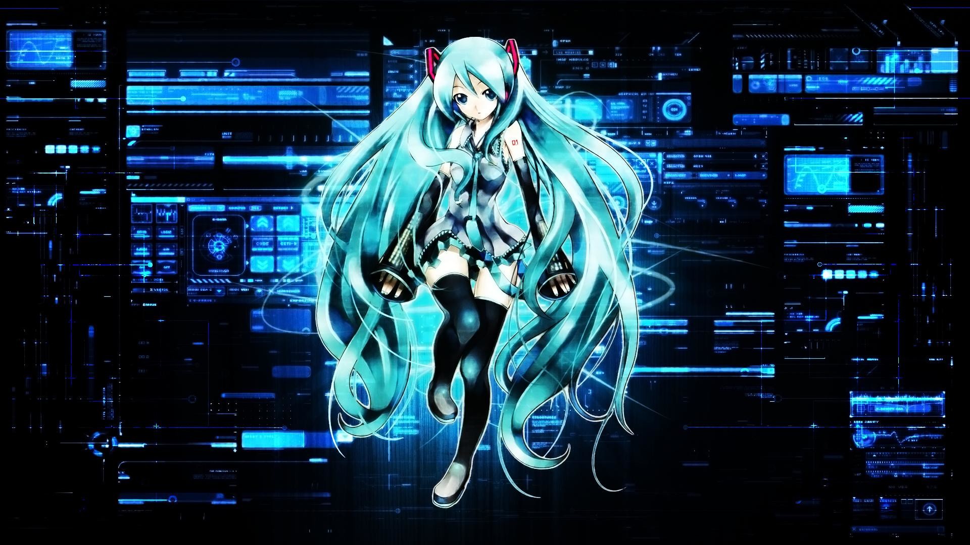 Hatsune Miku Wallpaper by Eiswolfi on DeviantArt HD Wallpapers Pinterest Hatsune miku, Wallpaper and Wallpaper backgrounds