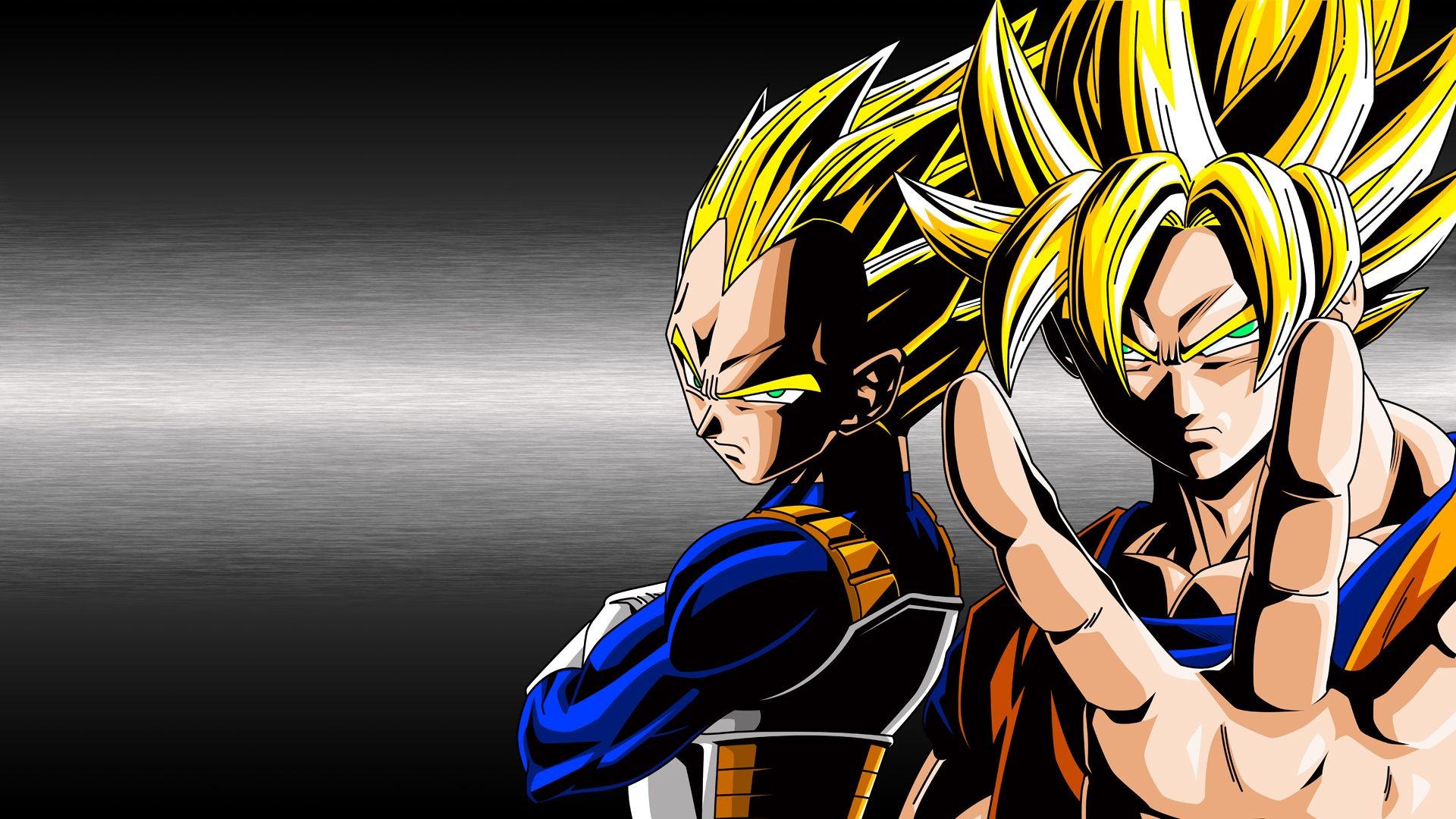Goku and Vegeta Super Saiyan God Fusion – wallpaper.